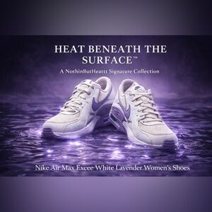 Nike Air Max Excee White Lavender Women’s Shoes Heat Beneath the Surface Size 6